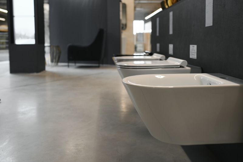 Commode Installation detail